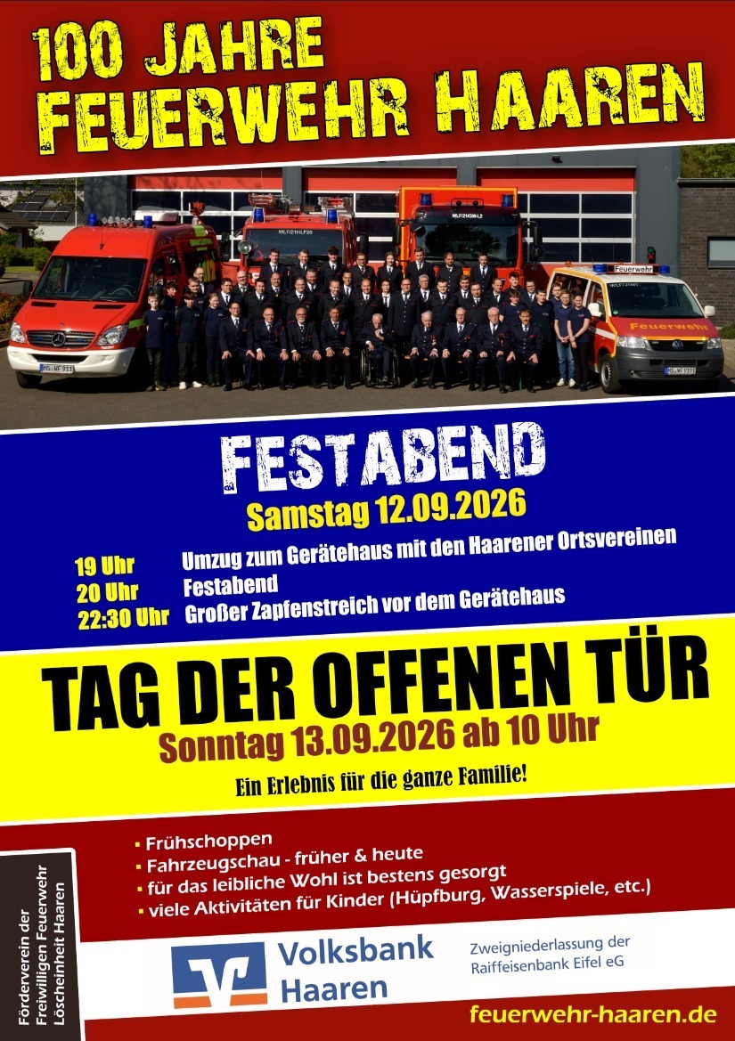100 Jahre Feuerwehr Haaren